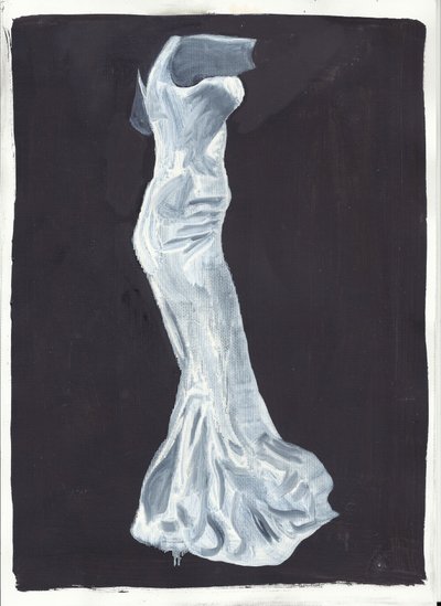 Elsie, 2012 (olaj és akril, papír) alkotó: Cathy Lomax