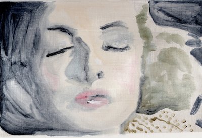 Filmnapló #49 (28.05.13 Nem akarta felébreszteni), 2016 (olaj, papír) alkotó: Cathy Lomax