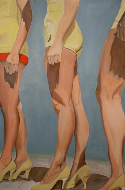 Lábak, 2007 (olaj, vászon) alkotó: Cathy Lomax
