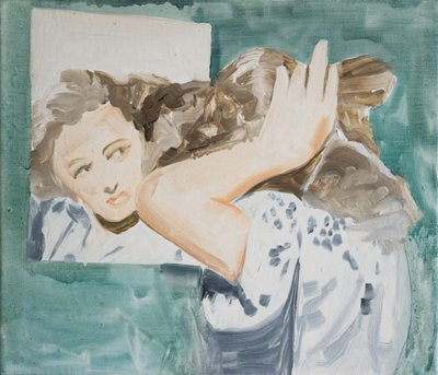 Up Do, 2017 (olaj, vászon) alkotó: Cathy Lomax