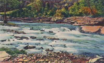 Rapid Waters, Cherokee Park, 1942 alkotó: Caufield and Shook