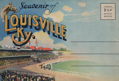 Louisville Ky. szuvenírje, 1942 alkotó: Caufield and Shook