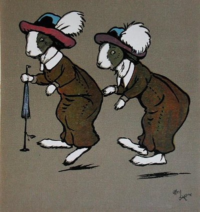 Humpty and Dumpty, illusztráció May Byron „Merry Party” című művéből, kiadó: Hodder és Stoughton alkotó: Cecil Charles Windsor Aldin