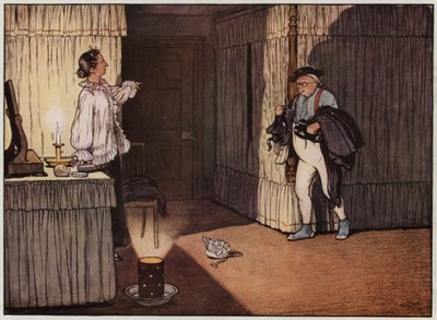 Illusztráció a Pickwick-papírokhoz, Cecil Aldin (színes litó) alkotó: Cecil Charles Windsor Aldin