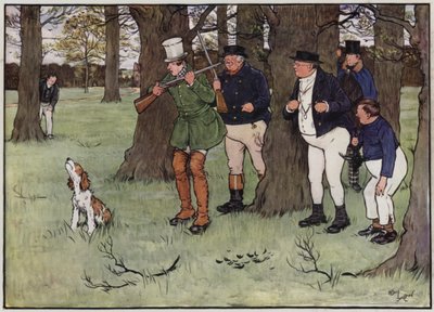 Illusztráció a Pickwick-papírokhoz, Cecil Aldintól alkotó: Cecil Charles Windsor Aldin