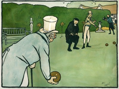 Régi angol sportok és játékok: Bowls alkotó: Cecil Charles Windsor Aldin