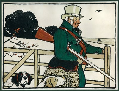 Régi angol sportok és játékok: Lövészet alkotó: Cecil Charles Windsor Aldin