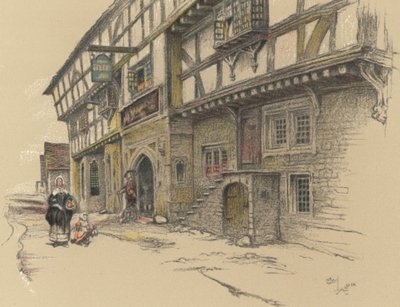 A George Inn, Norton St Philip alkotó: Cecil Charles Windsor Aldin