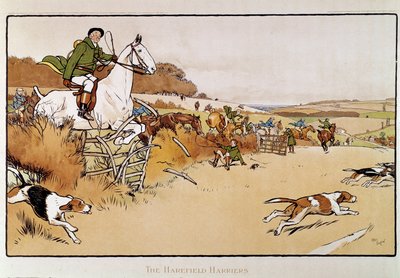 Cecil Aldin (1870-1935) akvarellje 19. századi magángyűjtemény alkotó: Cecil Charles Windsor Aldin