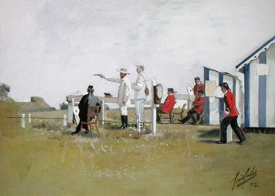 Pisztolylőtér, Bisley Camp alkotó: Cecil Cutler