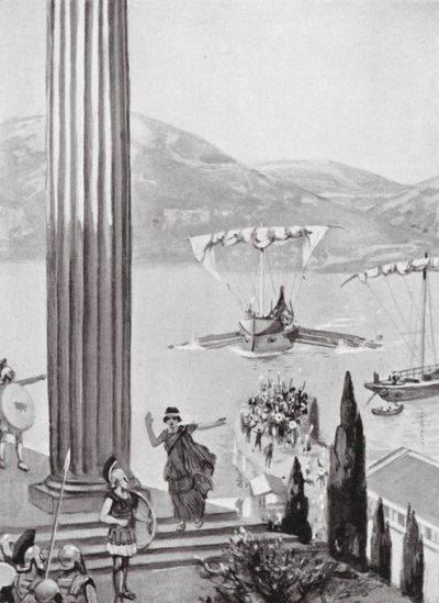 Kegyelemdöfés Mytilene számára, Kr. e. 427 (litográfia) alkotó: Cecil King