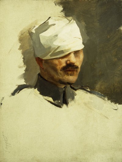 Jean Julien Lemordant hadnagy, c. 1918 (olaj, vászon) alkotó: Cecilia Beaux