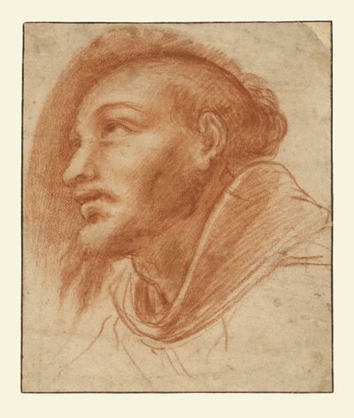 Tanulmány egy ferences szerzetesről (valószínűleg Szent Ferenc) alkotó: Cerano (Giovanni Battista Crespi)
