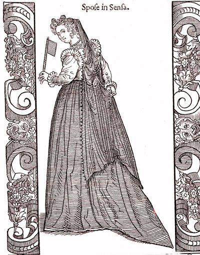 A bride in VENICE at the time of Ascension alkotó: Cesare (after) Vecellio