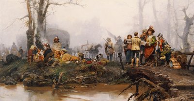 A tábor, 1878 alkotó: Cesare Auguste Detti