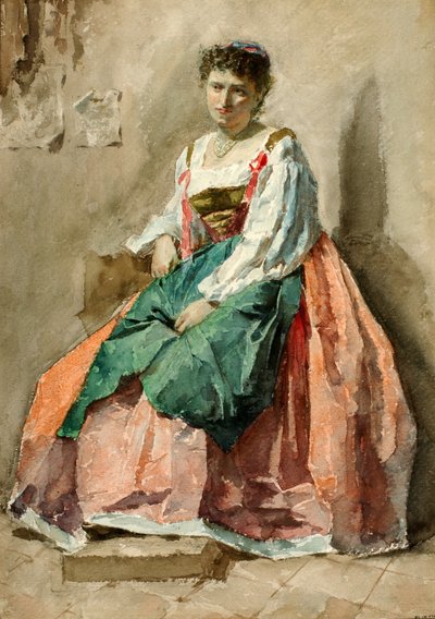 Hölgy portréja, 19. század vége-XX. század eleje. alkotó: Cesare Biseo