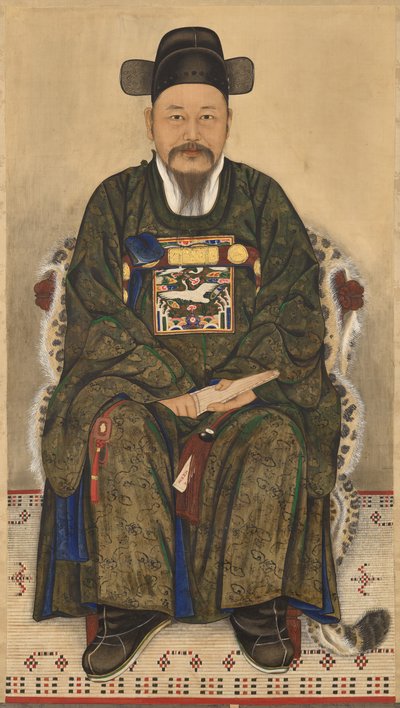 Egy fiatal tiszt portréja alkotó: Chae Yongshin (Korean