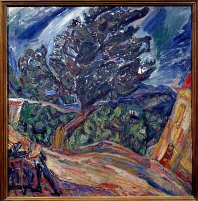 Chaim Soutine nagy fa kék festménye alkotó: Chaim Soutine