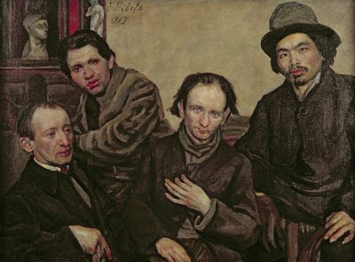 A festők találkozója alkotó: Chaim Soutine