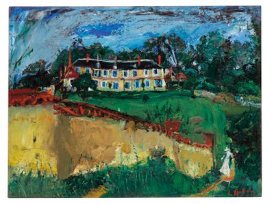 Régi ház Chartres közelében, 1934 körül alkotó: Chaim Soutine