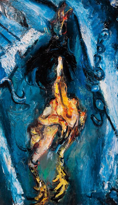 Kopasztott csirke, kb. 1925, szerző: Chaim Soutine (1894-1943), olaj, vászon. Franciaország, XX. század. alkotó: Chaim Soutine