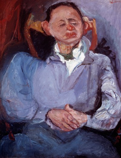 Oscar Miestchaninoff szobrászművész portréja. Chaim Soutine festménye (1894-1944) alkotó: Chaim Soutine
