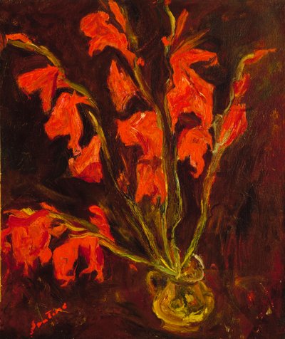Vörös kardvirág, 1919 körül alkotó: Chaim Soutine