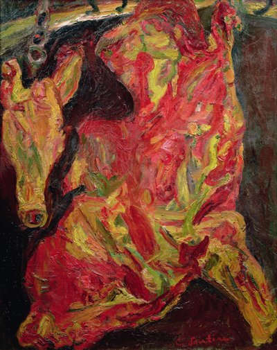 A marhahús oldala és a borjúfej, 1925 alkotó: Chaim Soutine