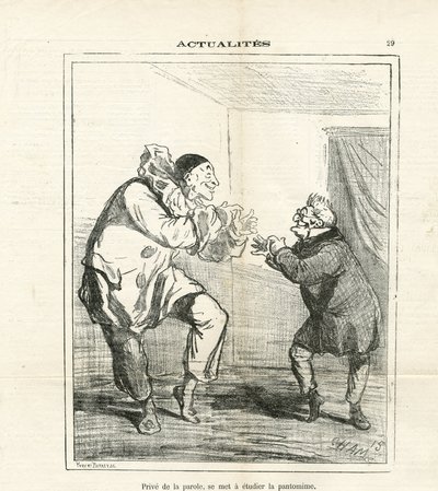 Illusztráció Chamről (1819-1879) Le Charivariban alkotó: Amédée de Noé