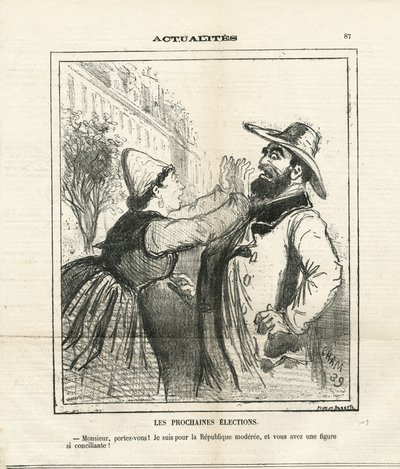 Illusztráció Chamről (1819-1879) Le Charivariban alkotó: Amédée de Noé