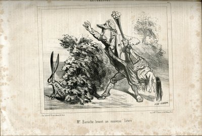 Illusztráció Chamről (1819-1879) Le Charivariban alkotó: Amédée de Noé