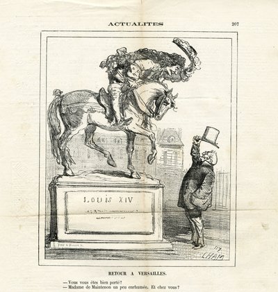 Illusztráció Chamről (1819-1879) Le Charivariban alkotó: Amédée de Noé
