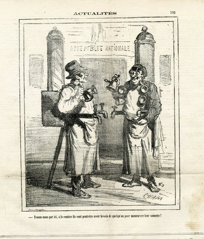 Illusztráció Chamről (1819-1879) Le Charivariban alkotó: Amédée de Noé
