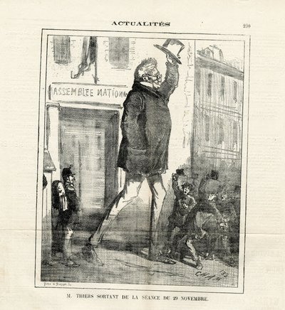 Illusztráció Chamről (1819-1879) Le Charivariban alkotó: Amédée de Noé