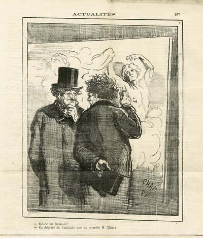 Illusztráció Chamről (1819-1879) Le Charivariban alkotó: Amédée de Noé