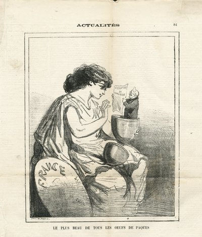 Cham (1819-1879) illusztrációja a Charivariban alkotó: Amédée de Noé