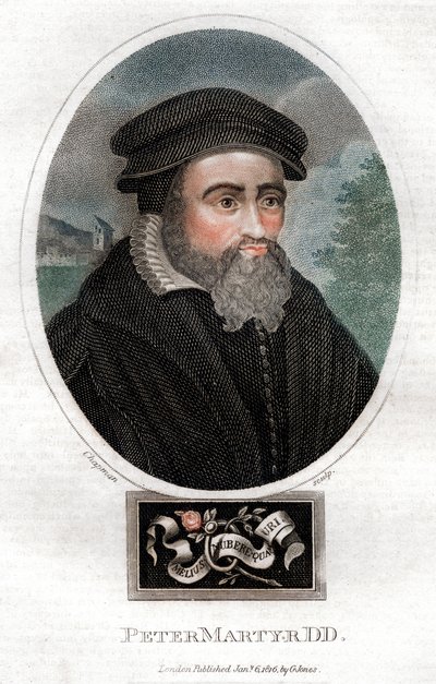 Pietro Martire Vermigli 1499-1562, olasz teológus, 1816. alkotó: Chapman and Co