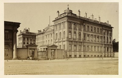 Az Anichkov-palota Szentpéterváron, Bergamasco, Charles (Karl) (1830-1896). Albumin Photo alkotó: Charles Bergamasco