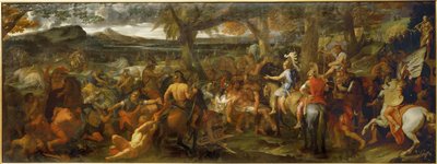 Alexandre et Porus - Nagy Sándor és Porus, India királya ... alkotó: Charles (studio of ) Le Brun