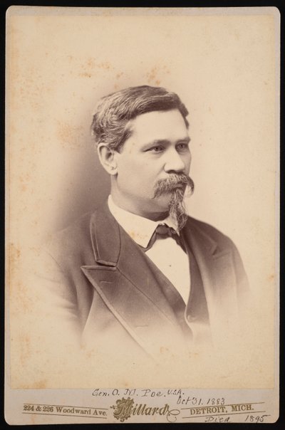 Orlando Metcalfe Poe portréja 1832-1895, 1883. október 31. alkotó: Charles A Millard