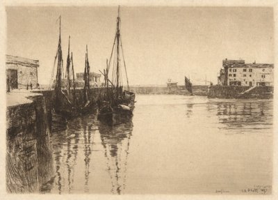 Honfleur alkotó: Charles A. Platt