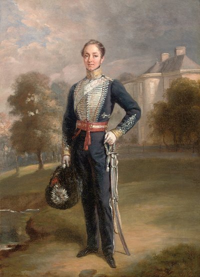 George Ramsay lixmonti hadnagy portréja, 1838 alkotó: Charles Achille DHardiviller