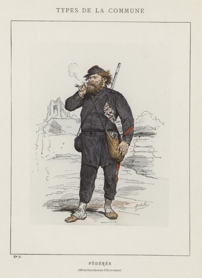 Federes, Menilmontant-Charonne alkotó: Charles Albert d Arnoux Bertall