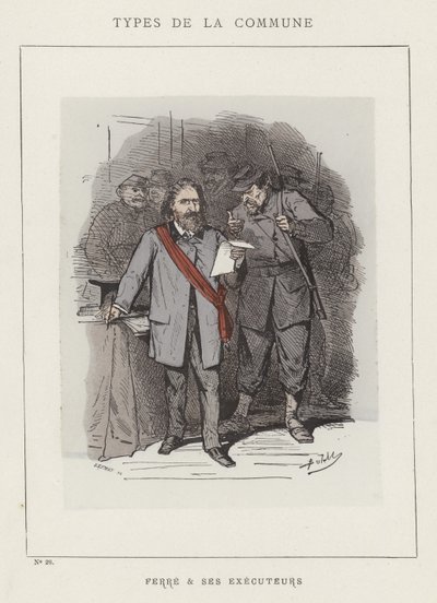 Ferre és Ses végrehajtók alkotó: Charles Albert d Arnoux Bertall