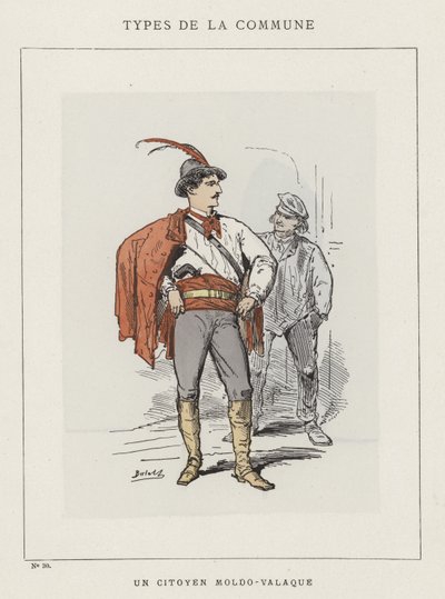 Moldovai-halák állampolgár alkotó: Charles Albert d Arnoux Bertall