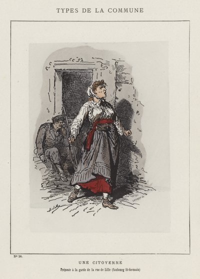 Polgár, a rue de Lille, Faubourg St-Germain őre alkotó: Charles Albert d Arnoux Bertall