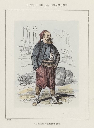 Zouave Communeux alkotó: Charles Albert d Arnoux Bertall