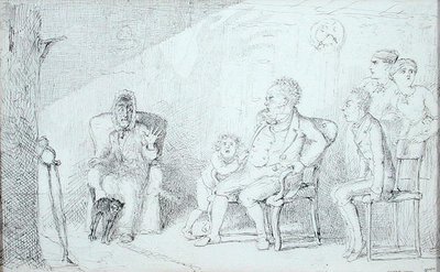Ghost Story (toll és tinta papíron) alkotó: Charles Altamont Doyle