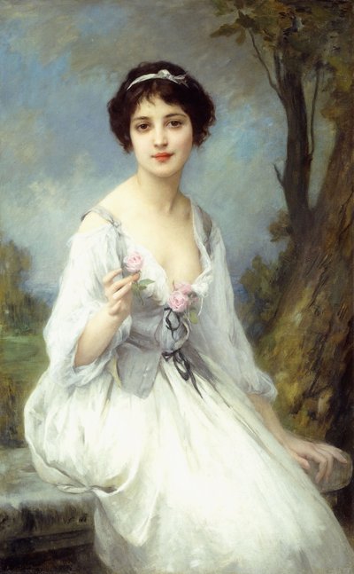 A rózsaszín rózsa, alkotó: Charles Amable Lenoir