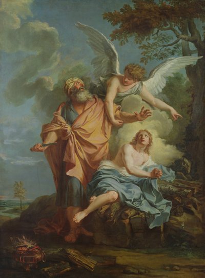 Ábrahám áldoz alkotó: Charles Antoine Coypel